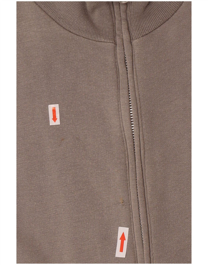 Champion Mens Tracksuit Top Jacket Large Grey Cotton