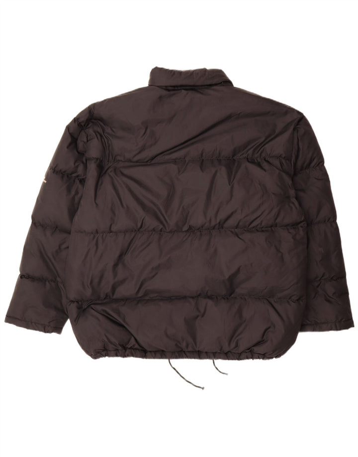 Le Frog Mens Padded Jacket UK 42 XL Black Polyamide