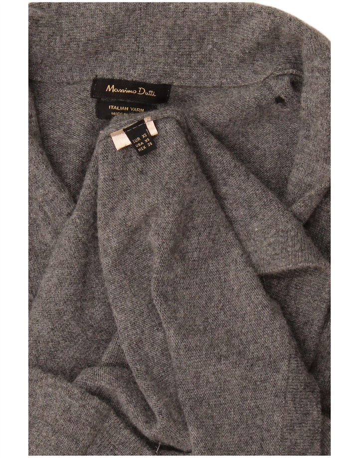 Massimo Dutti Womens Jumper Dress UK 6 XS Grey