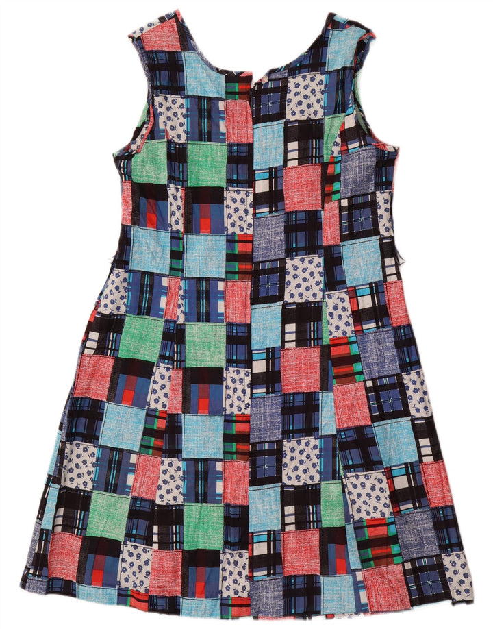 Leygil Womens Sleeveless A-Line Dress UK 18 XL Multicoloured Patchwork