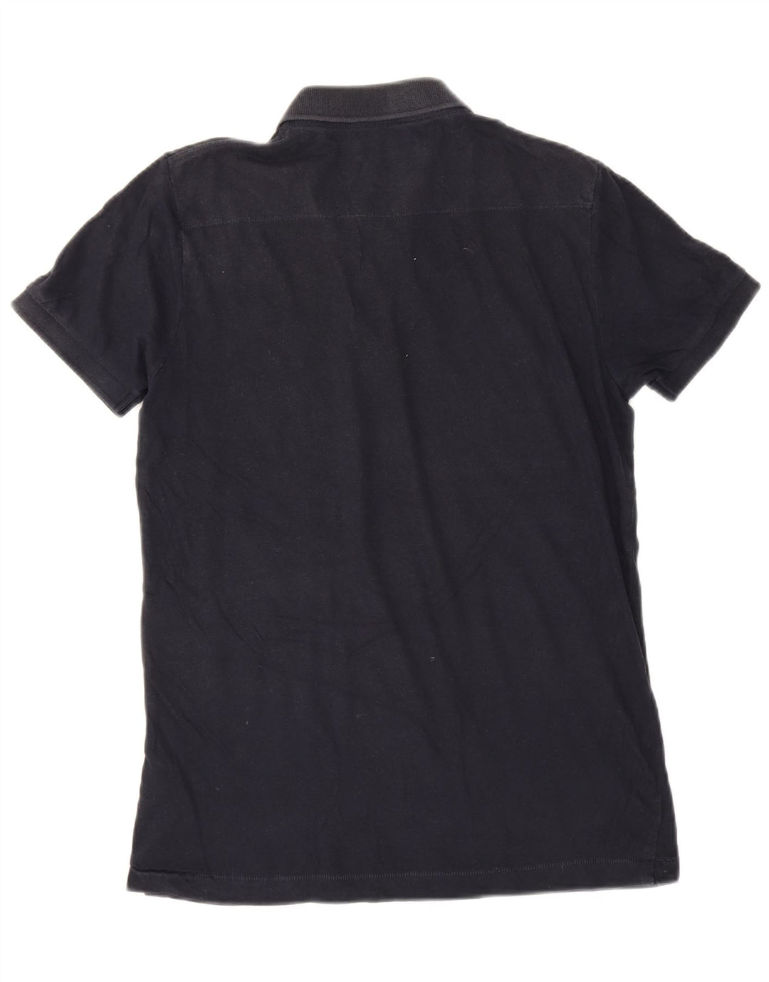 French Connection Mens Polo Shirt Small Navy Blue Cotton