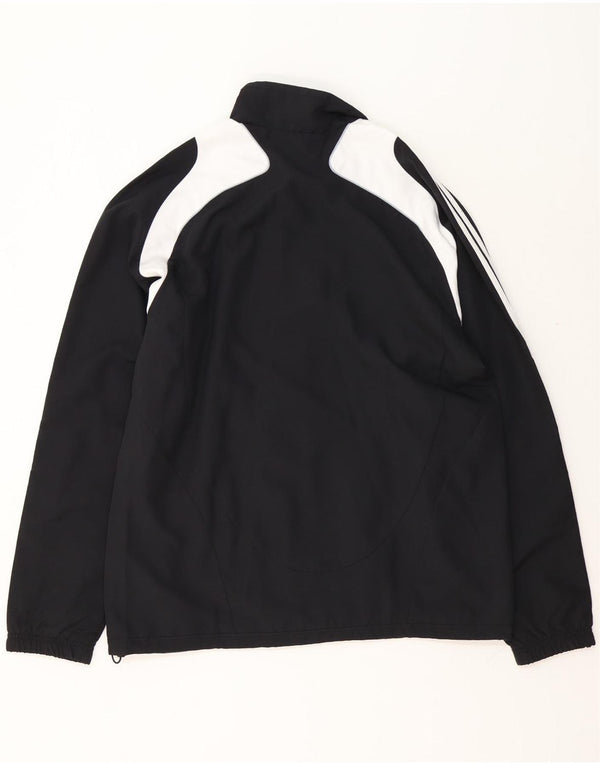 Adidas Mens Graphic Tracksuit Top Jacket UK 42/44 Large Black Colourblock