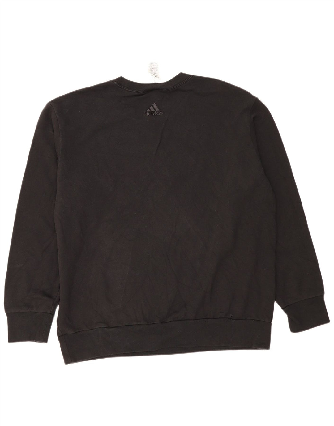 Adidas Mens Graphic Sweatshirt Jumper XL Black Cotton