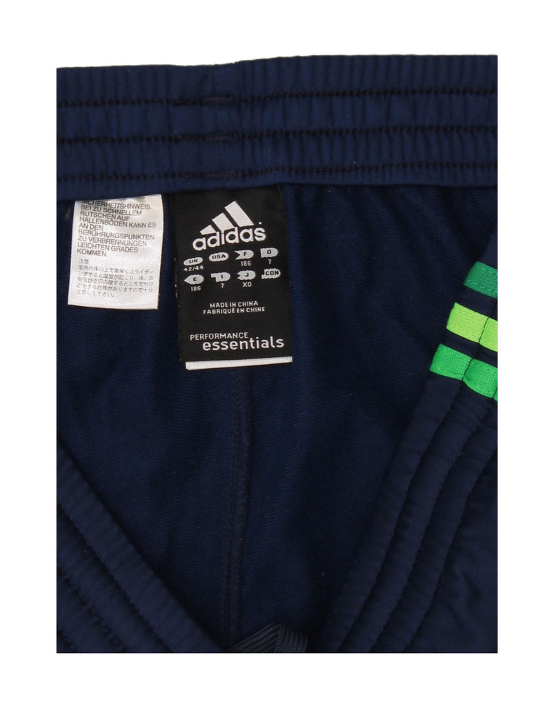ADIDAS Mens Climalite Tracksuit Trousers UK 42/44 Large Navy Blue Vintage Adidas and Second-Hand Adidas from Messina Hembry 