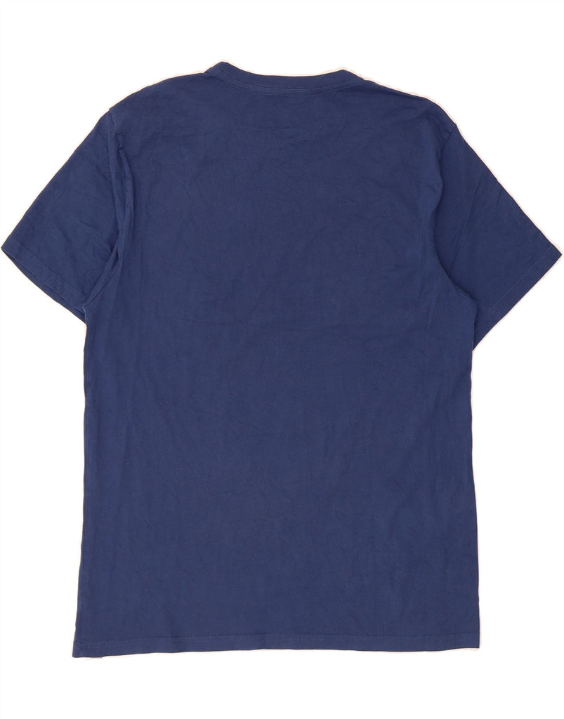 HURLEY Mens Graphic T-Shirt Top Medium Navy Blue Cotton Vintage Hurley and Second-Hand Hurley from Messina Hembry 