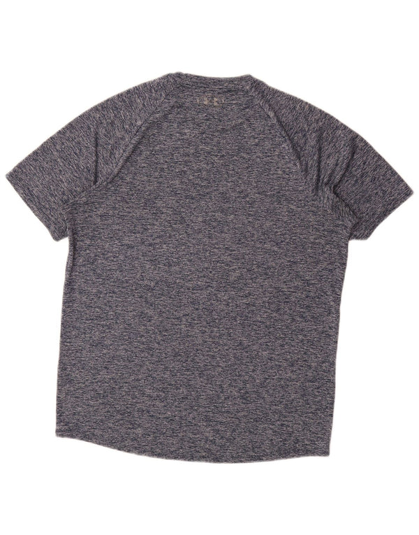 Under Armour Mens T-Shirt Top Medium Navy Blue Flecked
