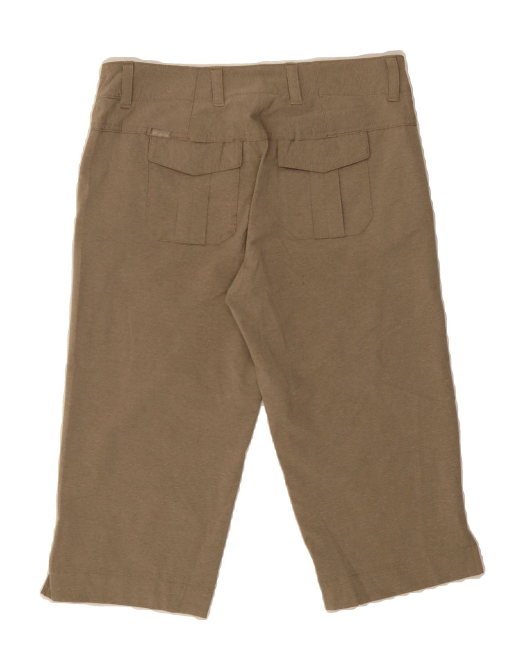 COLUMBIA Womens Omni-Shield Straight Capri Trousers US 6 Medium W30  Brown Vintage Columbia and Second-Hand Columbia from Messina Hembry 