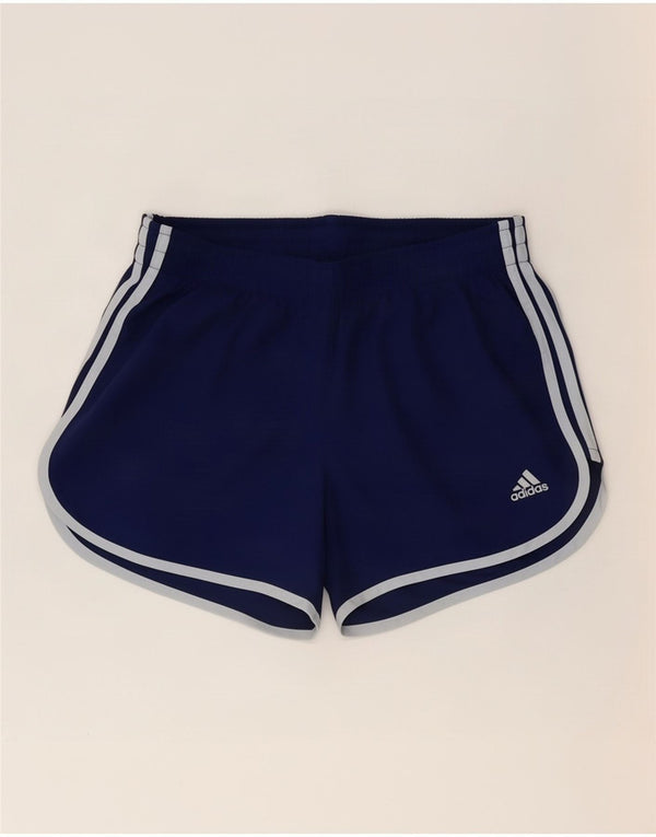 Adidas Mens Sport Shorts Small Navy Blue Polyester