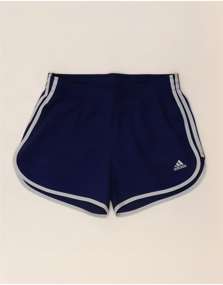 Adidas Mens Sport Shorts Small Navy Blue Polyester