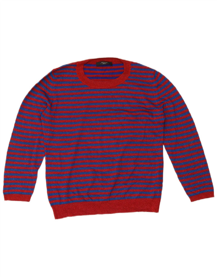 Max Mara Womens Weekend Jumper Sweater UK 12 Medium Blue Striped