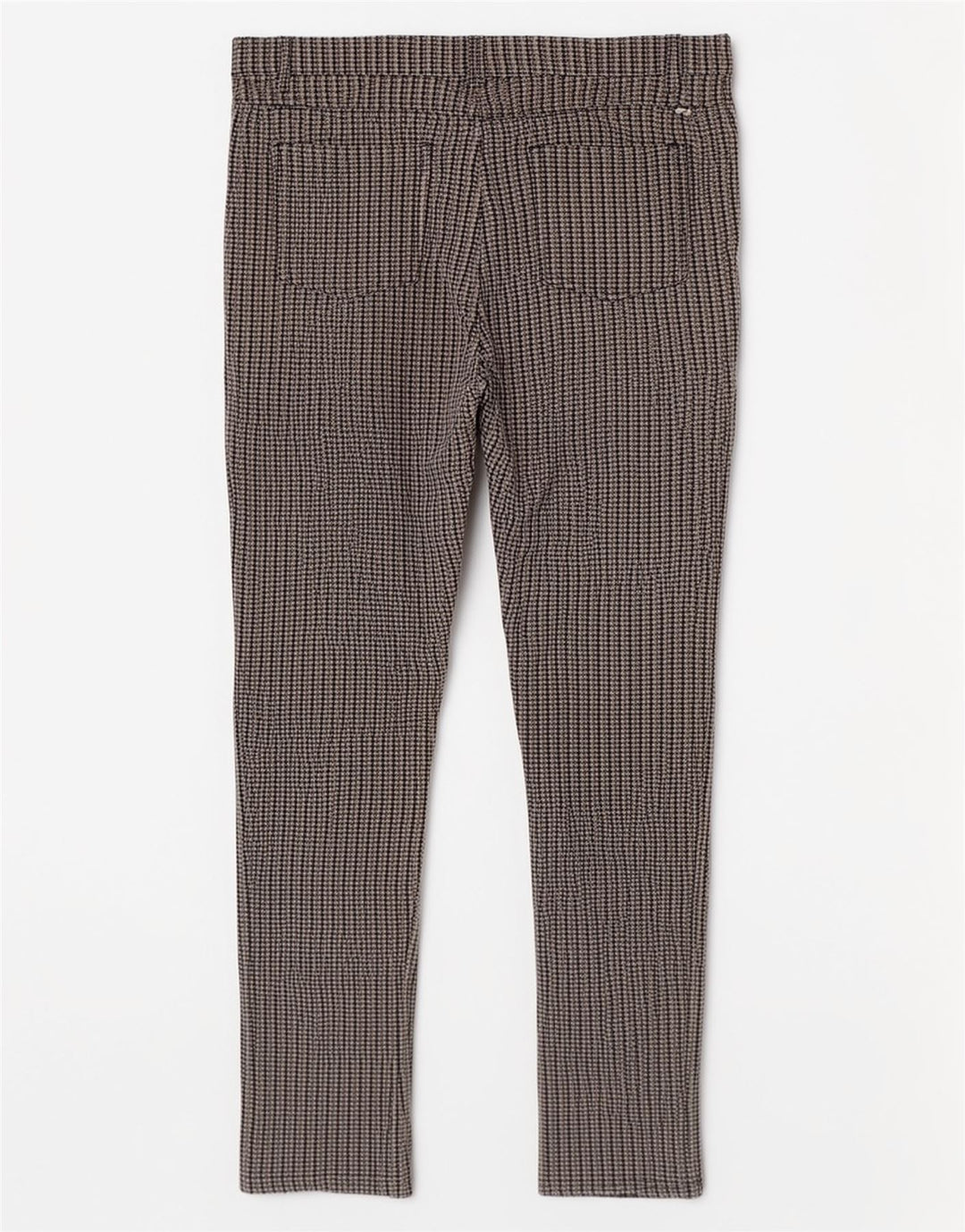 Ellesse Womens Slim Casual Trousers Medium W30 L28 Grey Houndstooth Viscose