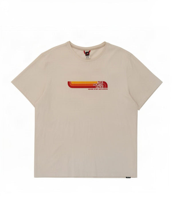 The North Face Mens Graphic T-Shirt Top XL White Cotton