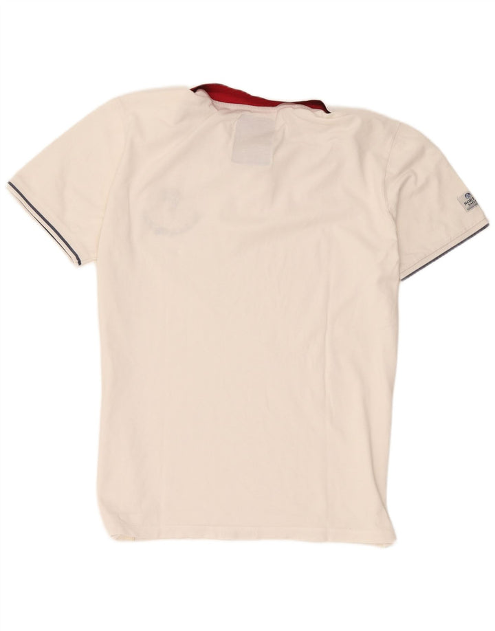 North Sails Mens Graphic Polo Shirt 2XL White Cotton