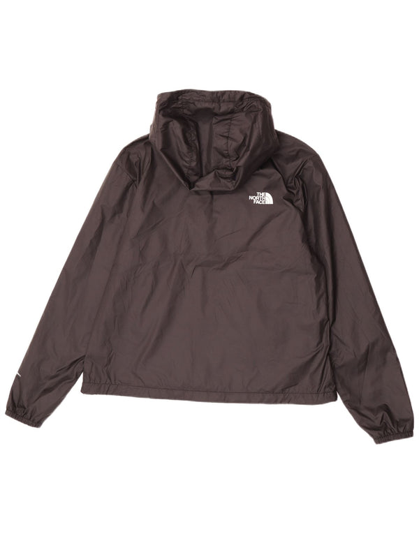 The North Face Womens Hooded Pullover Rain Jacket UK 16 Large Black