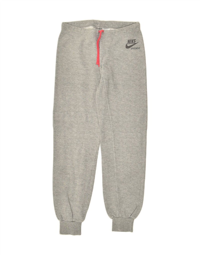 NIKE Womens Tracksuit Trousers Joggers UK 10 Small Grey Cotton | Vintage Nike | Thrift | Second-Hand Nike | Used Clothing | Messina Hembry 