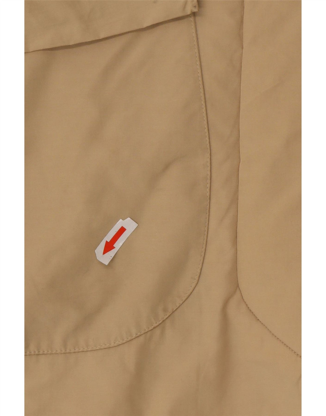 ALVIERO MARTINI Womens Windbreaker Coat IT 42 Medium Beige Polyester
