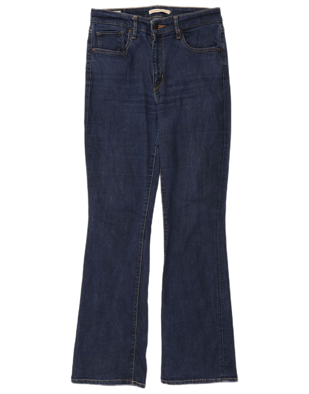 Levi's Womens 725 High Rise Bootcut Jeans W29 L32 Navy Blue Lyocell