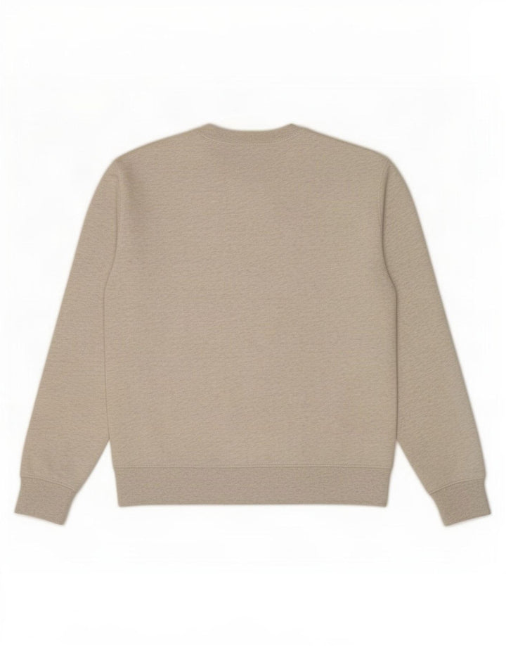 Marks & Spencer Mens Sweatshirt Jumper Medium Beige Flecked Cotton