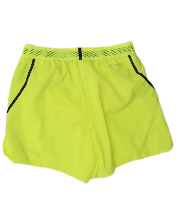 Nike Mens Sport Shorts Medium Yellow Polyester