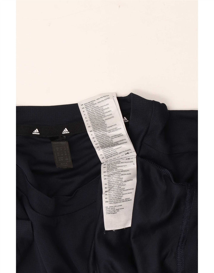 Adidas Mens Aeroready T-Shirt Top XL Navy Blue Polyester