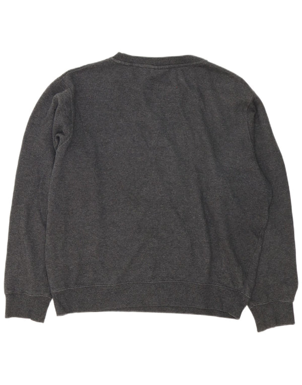 Fila Mens Graphic Sweatshirt Jumper Large Grey Cotton