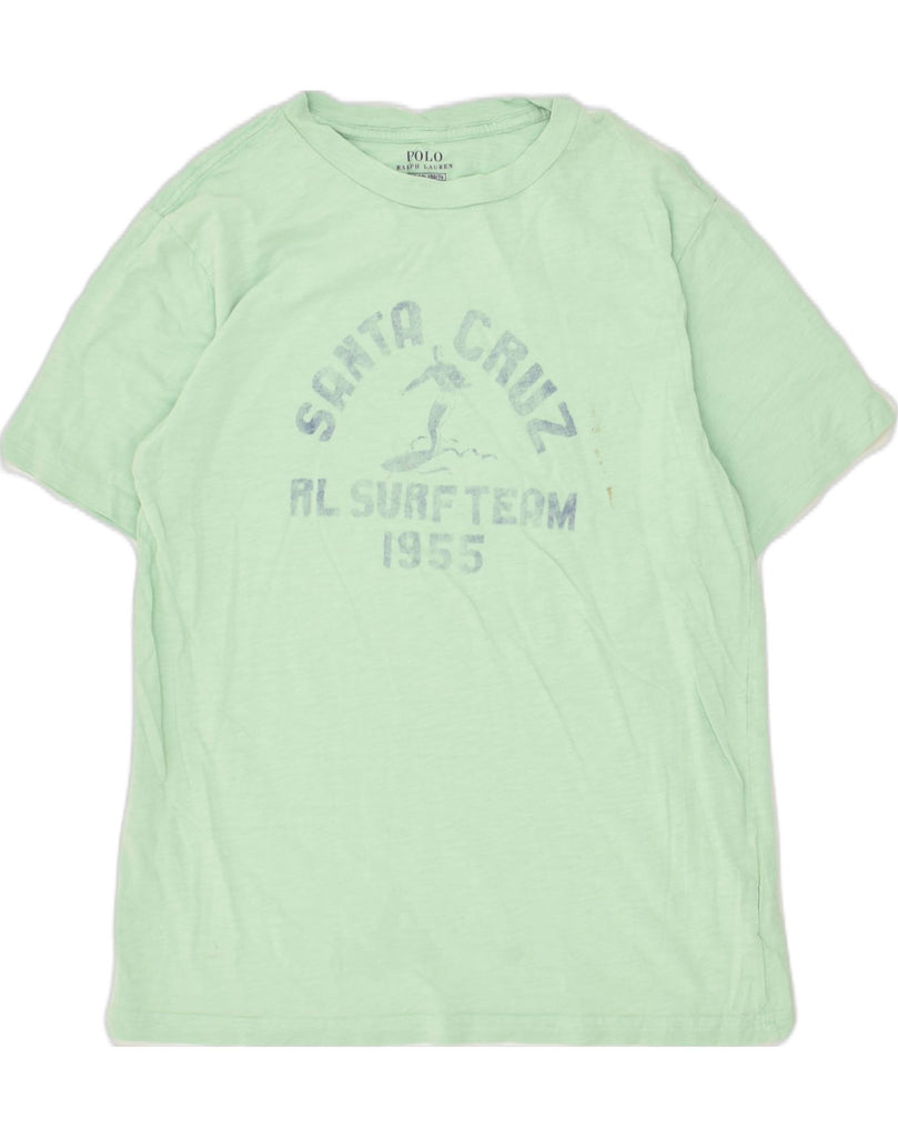 POLO RALPH LAUREN Boys Graphic T-Shirt Top 10-11 Years Medium  Green | Vintage Polo Ralph Lauren | Thrift | Second-Hand Polo Ralph Lauren | Used Clothing | Messina Hembry 