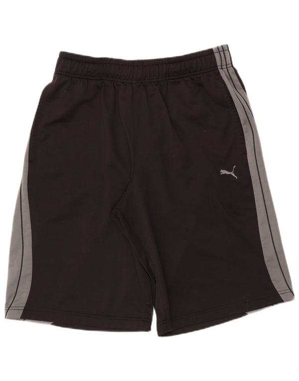 Puma Mens Sport Shorts Large  Black Colourblock Polyester