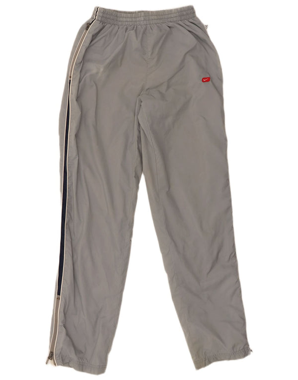 NIKE Boys Tracksuit Trousers 13-14 Years XL Grey Nylon