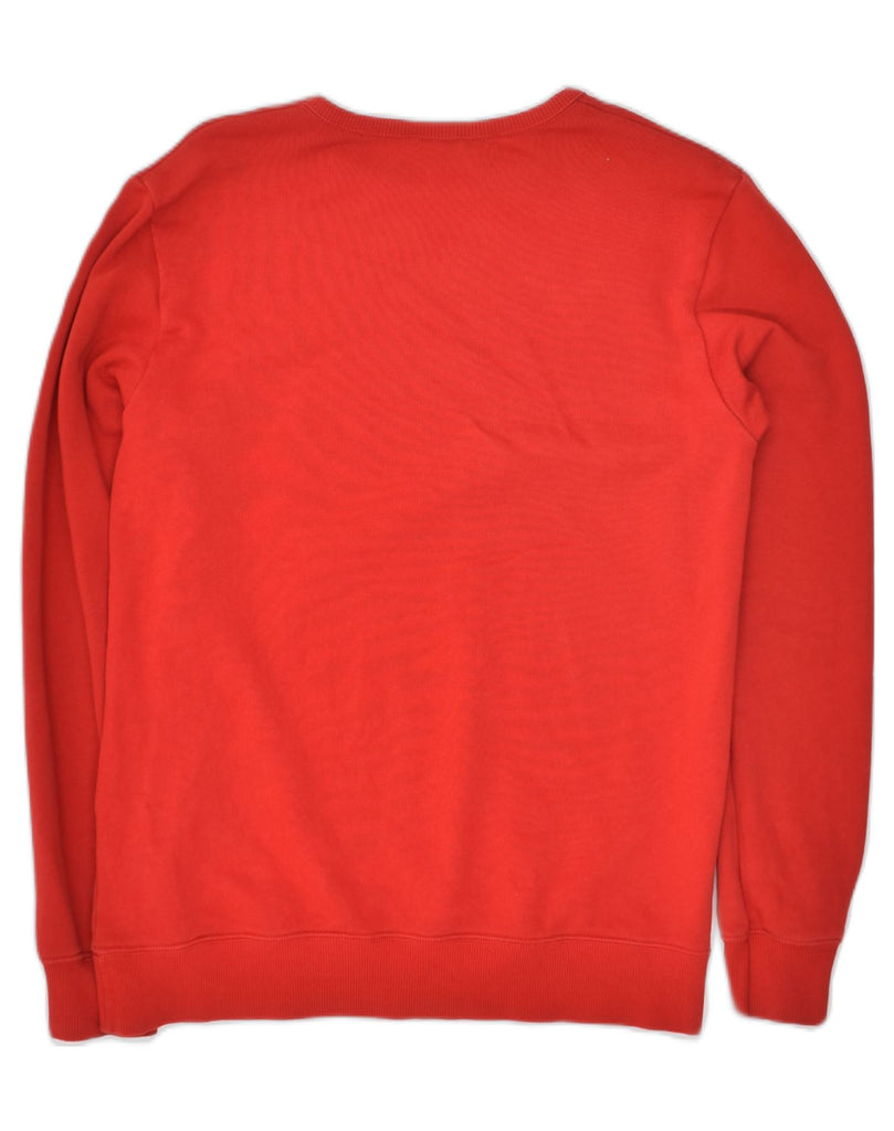 BENETTON Boys Graphic Sweatshirt Jumper 13-14 Years Red Cotton | Vintage Benetton | Thrift | Second-Hand Benetton | Used Clothing | Messina Hembry 