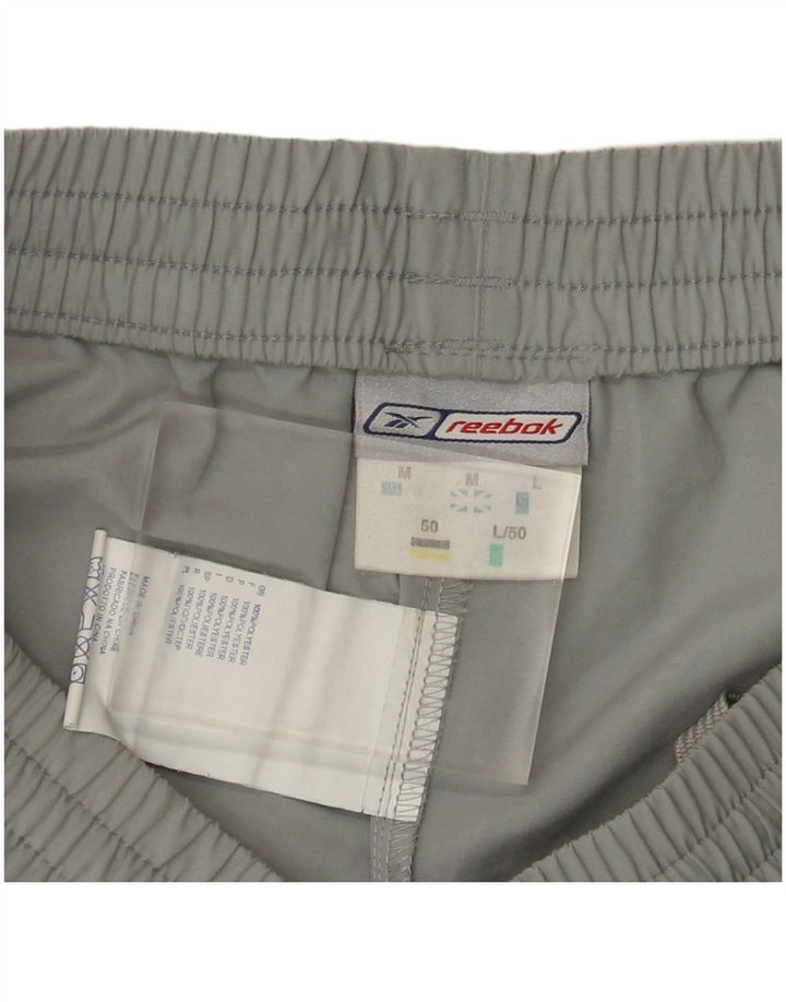 REEBOK Mens Sport Shorts Medium  Grey Polyester
