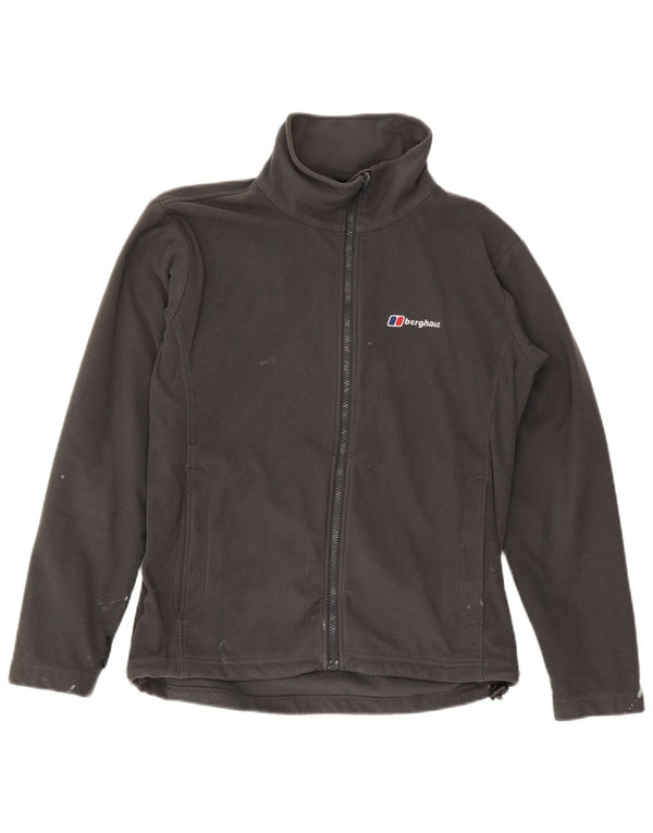 Bergans Mens Fleece Jacket UK 38 Medium Grey