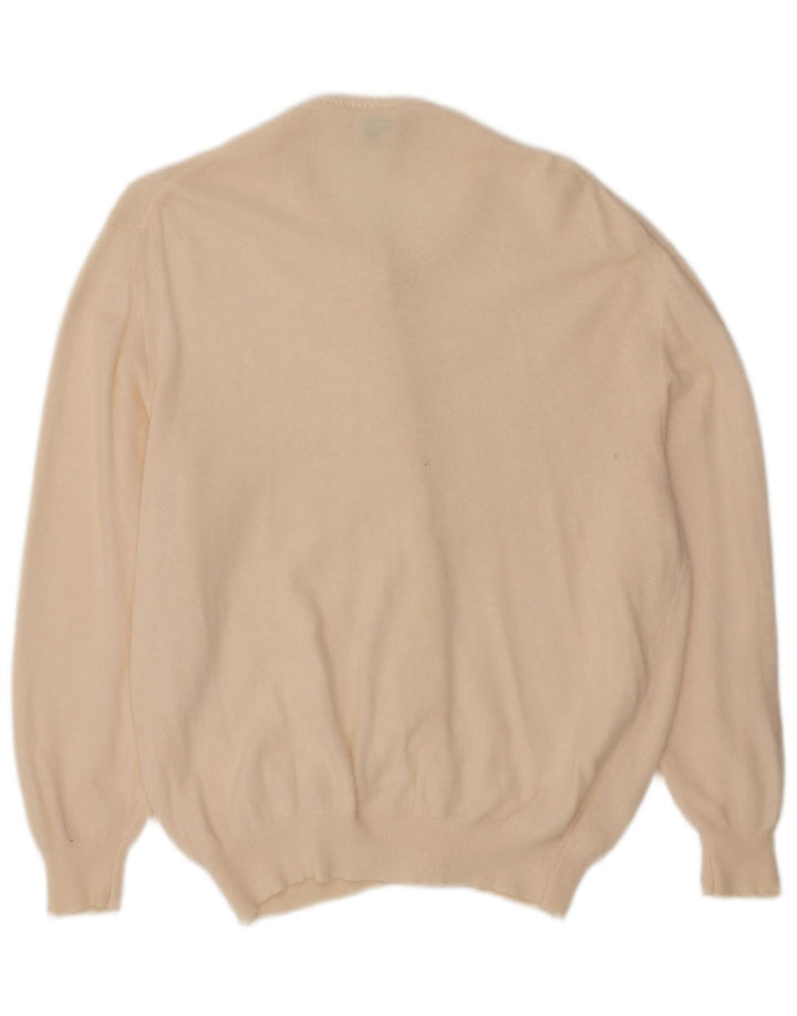 CANDA Womens Cardigan Sweater EU 46 XL Off White Angora