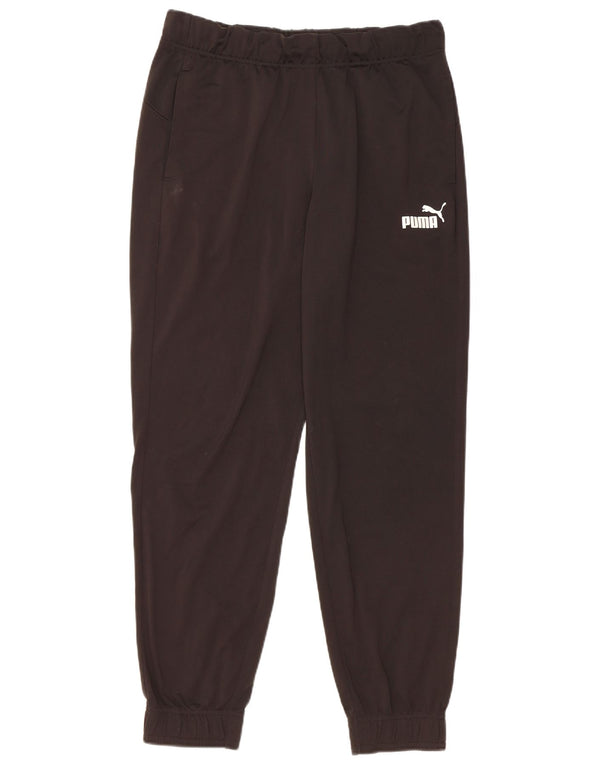 Puma Mens Tracksuit Trousers Joggers Medium Black Polyester