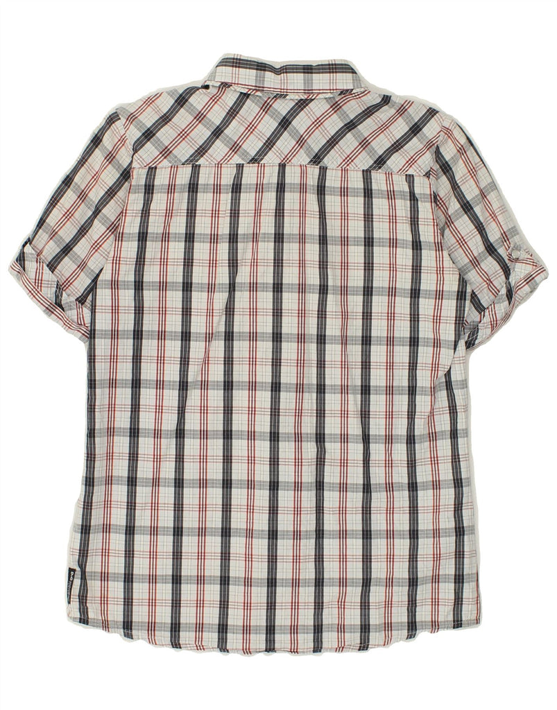 DOLCE & GABBANA Boys Short Sleeve Shirt 10-11 Years large Grey Check | Vintage Dolce & Gabbana | Thrift | Second-Hand Dolce & Gabbana | Used Clothing | Messina Hembry 