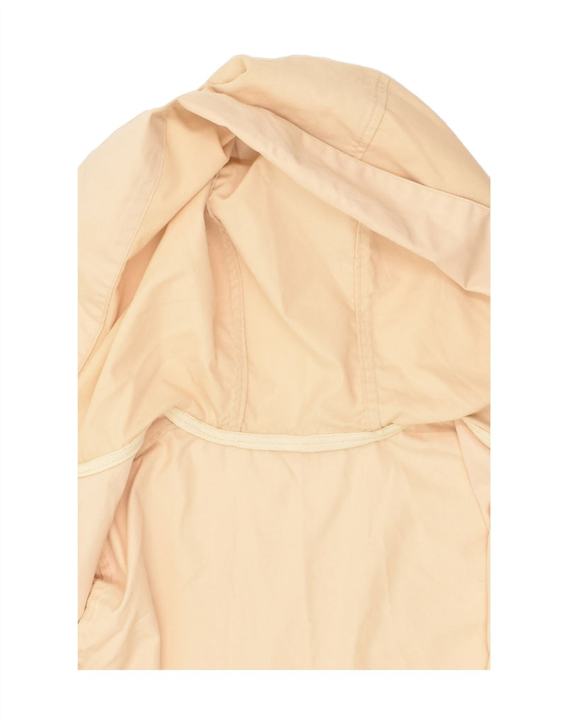 VINTAGE Womens Hooded Rain Jacket UK 16 Large Beige | Vintage Vintage | Thrift | Second-Hand Vintage | Used Clothing | Messina Hembry 