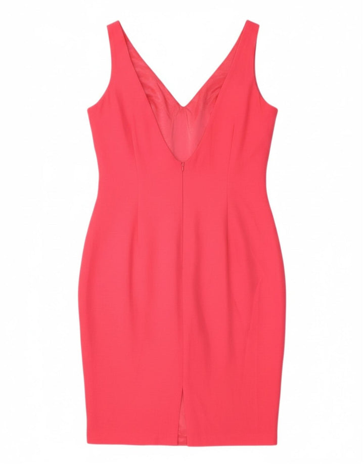 Coast Womens Sleeveless Sheath Dress UK 12 Medium Pink Viscose