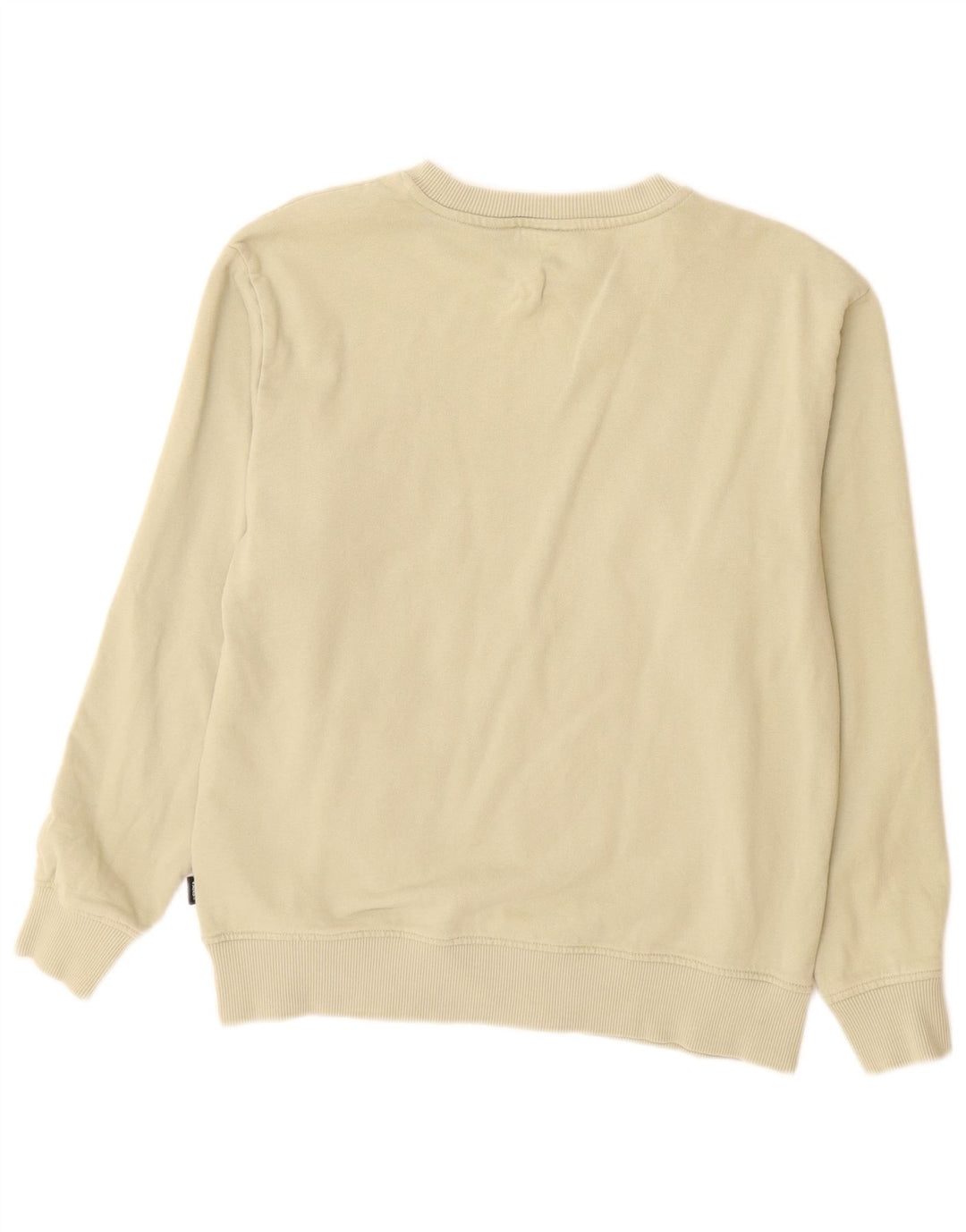 VANS Womens Sweatshirt Jumper UK 10 Small Beige Cotton