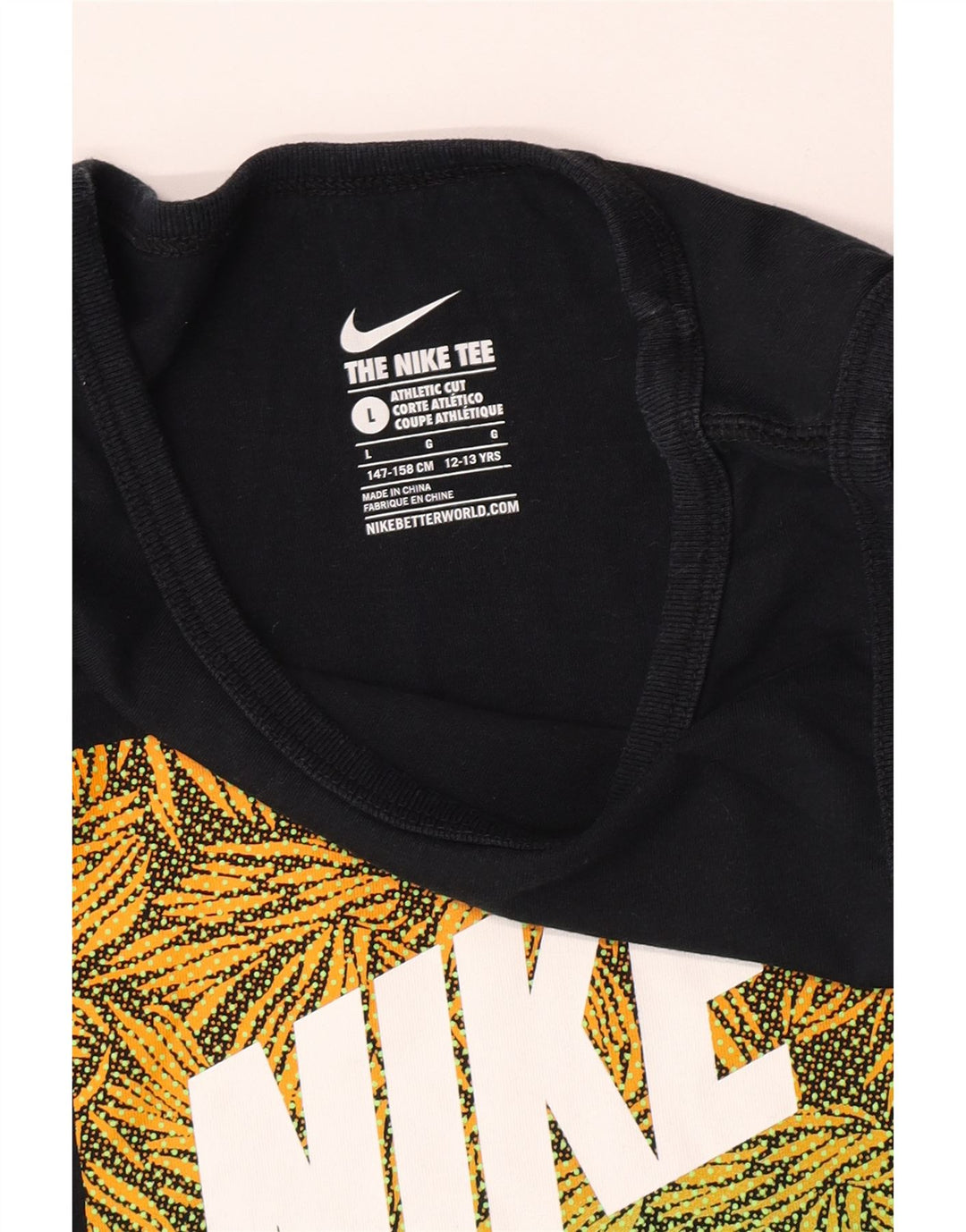 Nike Boys Athletic Cut Graphic Vest Top 12-13 Years Large Black