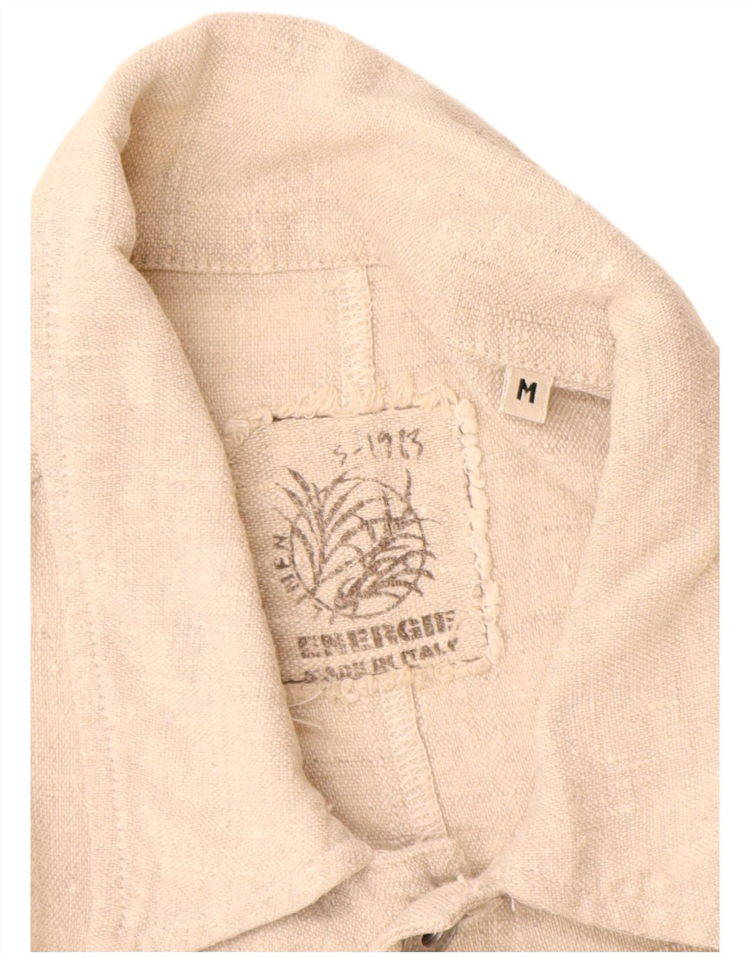 Energie Mens Utility Jacket UK 38 Medium Beige Linen