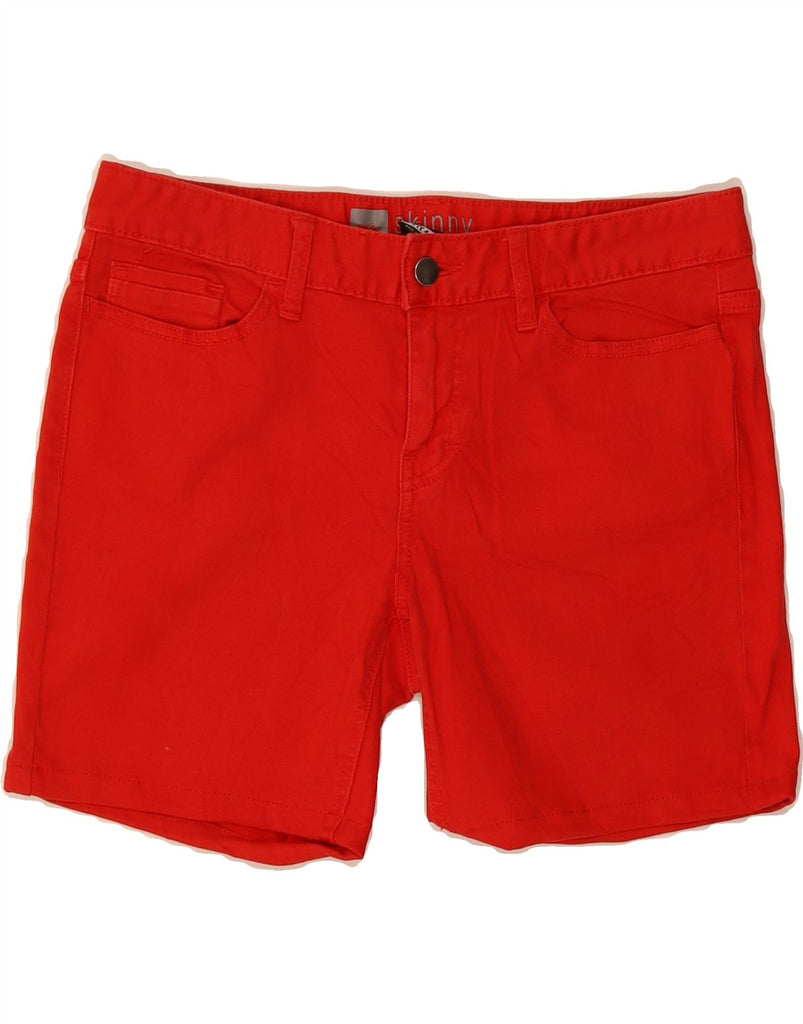 MOSSIMO Womens Skinny Denim Shorts US 10 Large W32 Red Cotton Vintage Mossimo and Second-Hand Mossimo from Messina Hembry 