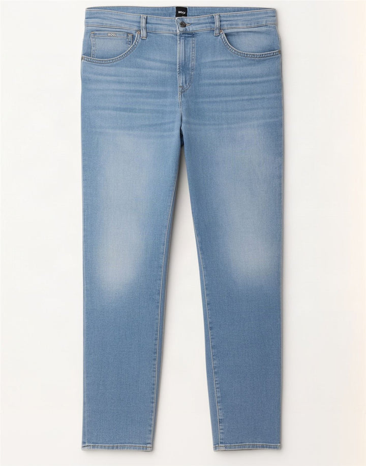 Hugo Boss Mens Slim Jeans W34 L32 Blue Cotton
