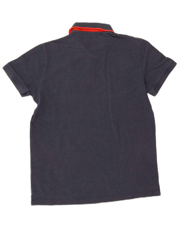 Hugo Boss Mens Regular Fit Polo Shirt Medium Navy Blue Cotton