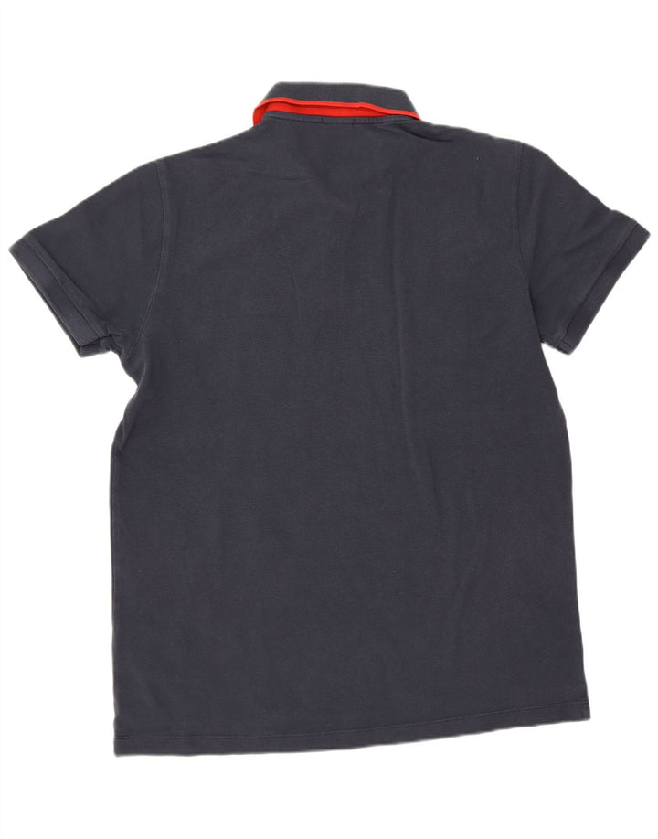 Hugo Boss Mens Regular Fit Polo Shirt Medium Navy Blue Cotton