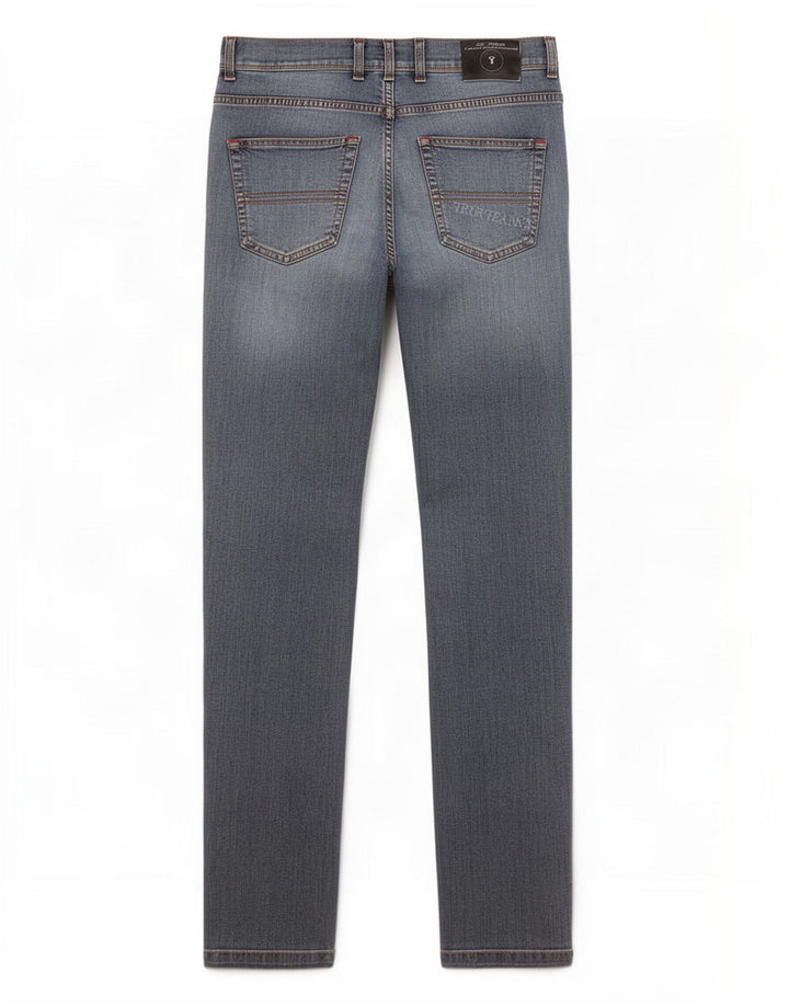 Trussardi Womens Slim Jeans W31 L33 Blue Cotton