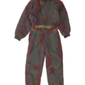 Colmar Womens Ski Jumpsuit IT 46 Large  Multicoloured Tie Dye