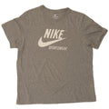Nike Mens Graphic T-Shirt Top XL Grey Flecked Cotton