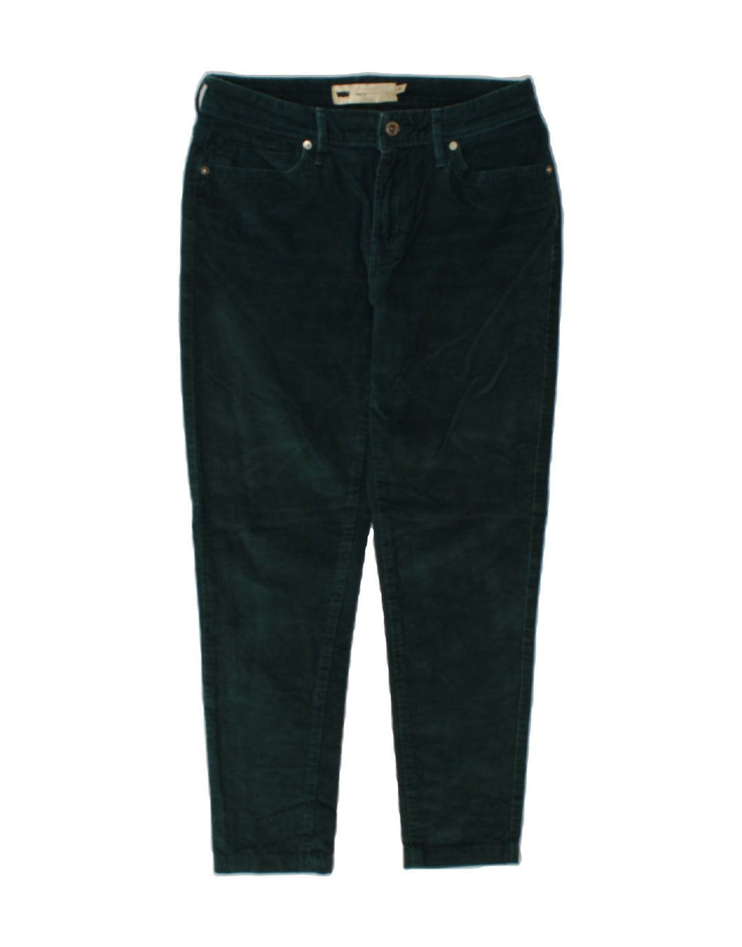 LEVI'S Womens Legging Corduroy Trousers W30 L25 Green Cotton Vintage Levi's and Second-Hand Levi's from Messina Hembry 