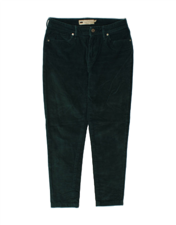LEVI'S Womens Legging Corduroy Trousers W30 L25 Green Cotton Vintage Levi's and Second-Hand Levi's from Messina Hembry 