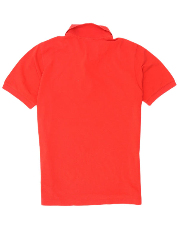 Adidas Mens Polo Shirt Medium Red Cotton