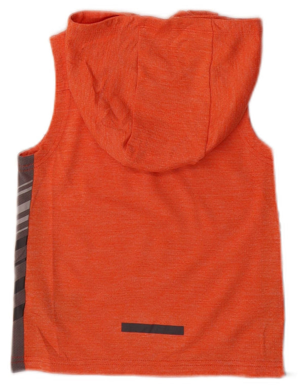 Russell Athletic Girls Dri-Power Hoodie Jumper 4-5 Years XS Orange